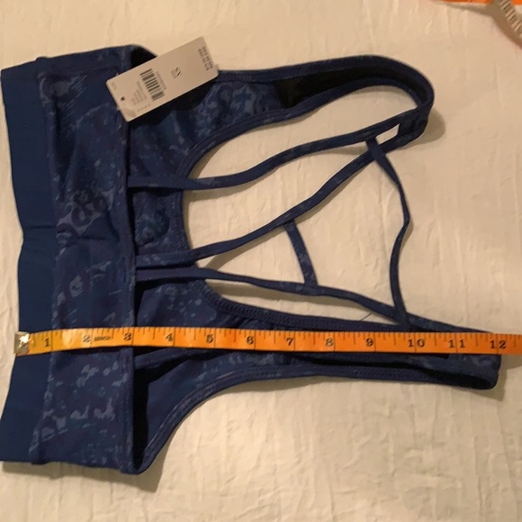 Daily Practice by Anthropologie Sofia Sports Bra in Navy Leopard - Picture 11 of 11